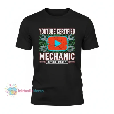YouTube Certified Mechanic Men's Heavyweight T-Shirt - Black (Size S)