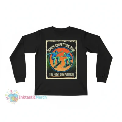 Zephyr Competition Team Z Boys Skateboarders Classic Long Sleeve Tee - Youth XL Black